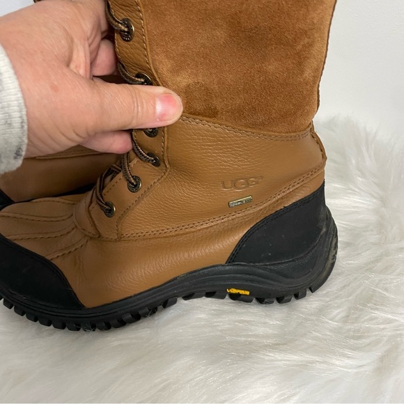 Ugg Adirondack Tall Winter Boot Shearling Vibram Outsole Size 8 - Picture 13 of 16